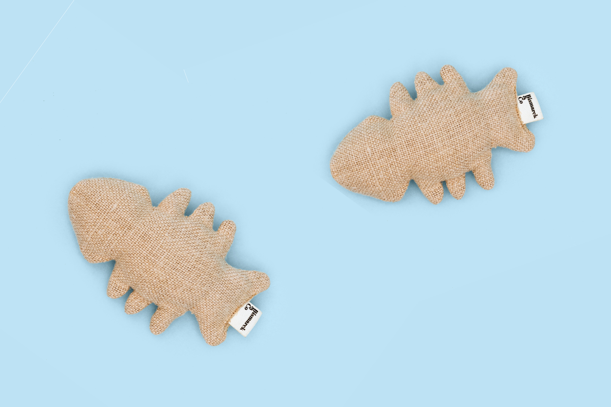 Fischgräten Katzenspielzeug | 2er-Set