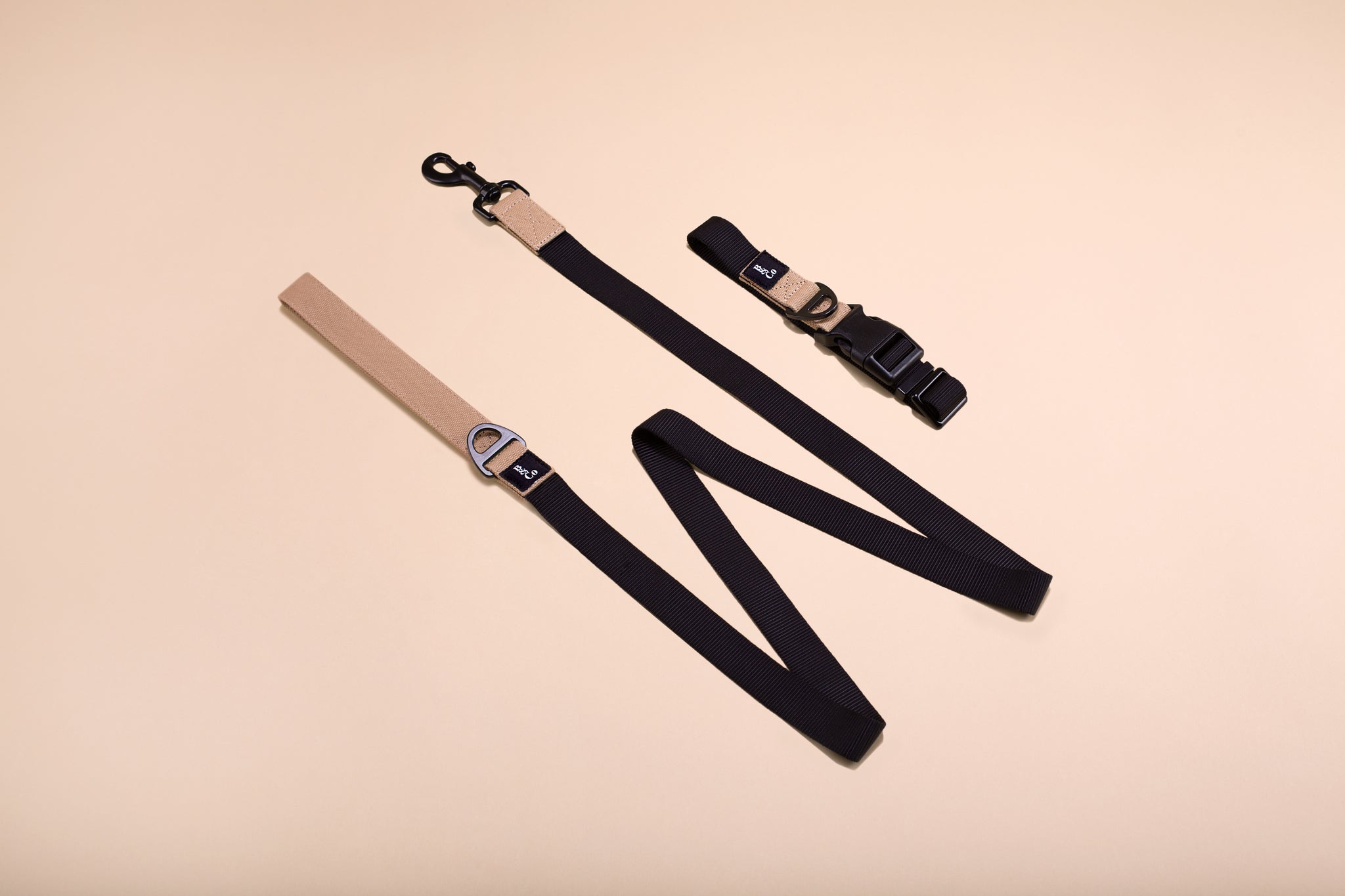 Streetstyle Leash in Biscotti & Black